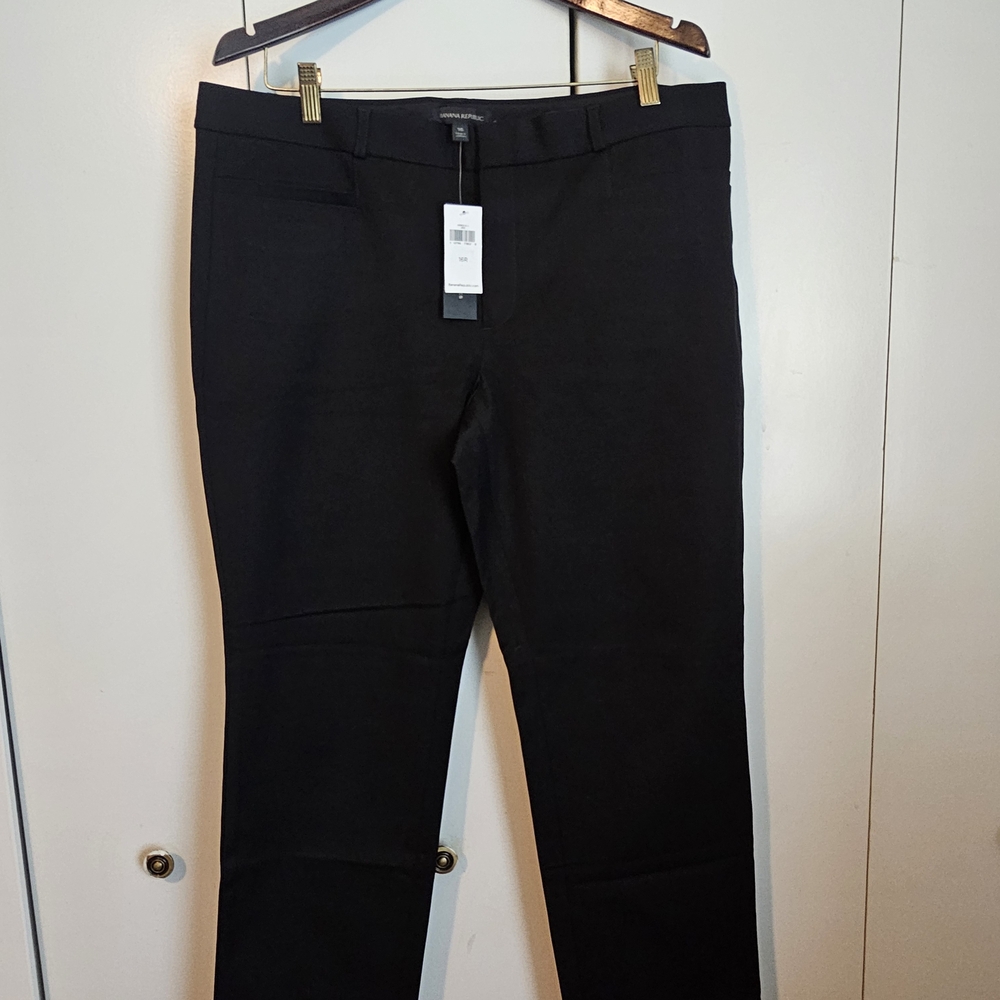 Banana Republic Women's Sloan Black Trousers